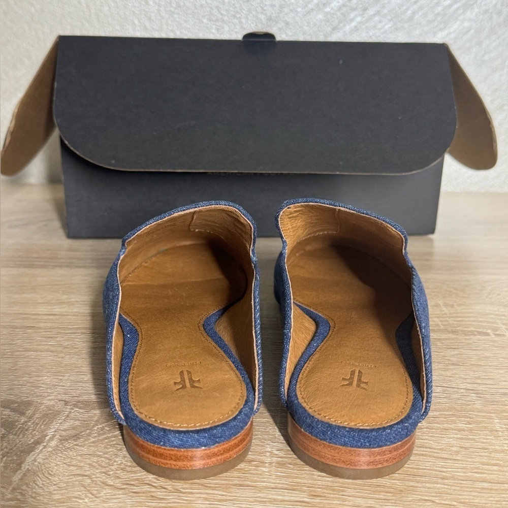 Frye Denim Blue Slip-On Mule Clogs for Women - Picture 4 of 11